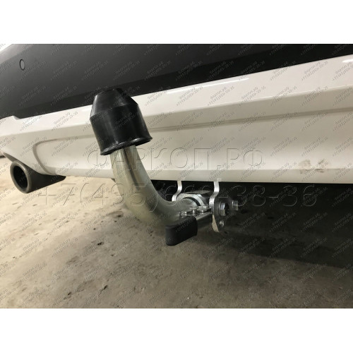 B023C GALIA Полностью оцинкованный фаркоп на MINI Countryman 2017-2024, MINI Clubman 2015-2024, BMW X2 F39 2018-2024, BMW X1 F48 07/2015-2022, BMW 2-Series Active Tourer F45 09/2014-2021, BMW 2-Series Gran Tourer F46 05/2015-2021. Подрозетник убирается за