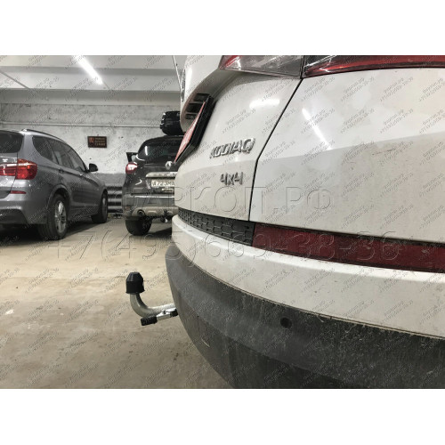 V069C GALIA Полностью оцинкованный фаркоп на Volkswagen Tiguan 2007-2016, Tiguan 2 2016-2024, Audi Q3 2011-2019, 2019-2025, SEAT Tarraco 2018-2024. Тип шара: C (горизонтальный съемный). Невидимый вырез бампера. Нагрузки: 2500/140 кг, масса фаркопа 16,2 кг