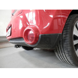 K041C GALIA Полностью оцинкованный фаркоп на Kia Soul 2014-2019. Подрозетник убирается за бампер. Тип шара: C (горизонтальный съемный). Установка без снят