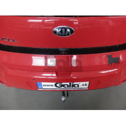 K041C GALIA Полностью оцинкованный фаркоп на Kia Soul 2014-2019. Подрозетник убирается за бампер. Тип шара: C (горизонтальный съемный). Установка без снят