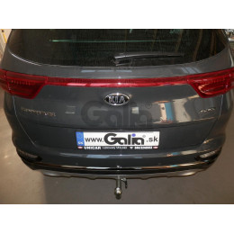 K046A GALIA Полностью оцинкованный фаркоп на Kia Sportage IV рестайл 2018-2022, в т.ч. GT Line. Тип шара: A. Установка без выреза бампера. Нагрузки: 2200/100 кг, масса 