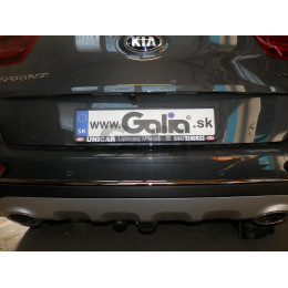 K046A GALIA Полностью оцинкованный фаркоп на Kia Sportage IV рестайл 2018-2022, в т.ч. GT Line. Тип шара: A. Установка без выреза бампера. Нагрузки: 2200/100 кг, масса 