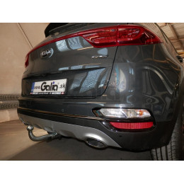 K046A GALIA Полностью оцинкованный фаркоп на Kia Sportage IV рестайл 2018-2022, в т.ч. GT Line. Тип шара: A. Установка без выреза бампера. Нагрузки: 2200/100 кг, масса 