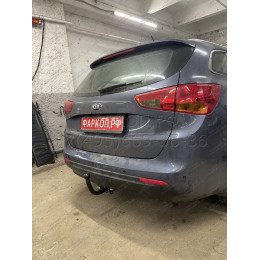 K119-A Лидер-плюс ТСУ для Kia Ceed универсал 2013-2018. Требуется подрезка бампера. Нагрузки: 1300/75 кг, масса фаркопа 16,82 кг (без электрики в комплекте)