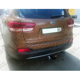 KI 31 AVTOS Фаркоп на Kia Sorento Prime (дизель) 2015-2020. Необходима подрезка бампера. Тип шара: A. Нагрузки: 1500/75 кг, масса фаркопа 27 кг (без электрики в компл