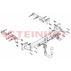 M-147 STEINHOF Фаркоп на Mercedes R-Class w251 2006-2014. Требуется подрезка бампера. Тип шара: AV (вертикальное быстросъемное крепление шара на ключе). Нагрузки: 2100/85 кг, масса фаркопа 29,5 кг (без электрики в комплекте)