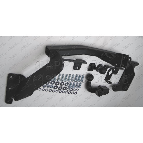 M-355 STEINHOF Фаркоп на Citroen C-Crosser 2007-2012, Mitsubishi Outlander XL 2007-2012, Peugeot 4007 2007-2012. Требуется подрезка бампера. Тип шара: AH (горизонтальное быстросъемное крепление шара на ключе). Нагрузки: 2000/100 кг, масса фаркопа 18,4 кг 