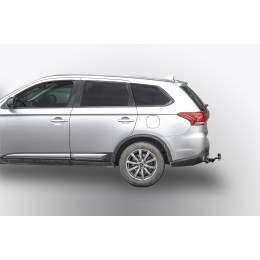 M113-E Лидер-плюс ТСУ для Mitsubishi Outlander 2012-2022. Требуется подрезка бампера. Тип шара: E. Нагрузки: 1500/100 кг, масса фаркопа 25,12 кг (без электрики в компл