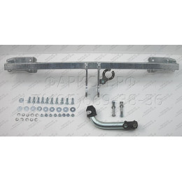 M128A GALIA Полностью оцинкованный фаркоп на Mercedes A-Class w176 дорестайлинг 2012-2015, Mercedes B-Class w246 2012-2019. Подрозетник убирается за бампер. Тип шара: A. Без в