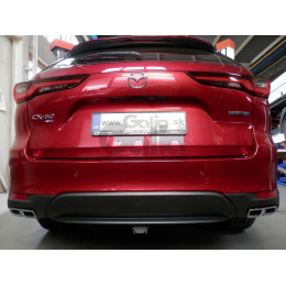 M149C GALIA Полностью оцинкованный фаркоп на Mazda CX-60 2022-, Mazda CX-80 2024-. Подрозетник убирается за бампер. Тип шара: C (горизонтальный съемный). Невидимы