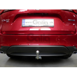 M149C GALIA Полностью оцинкованный фаркоп на Mazda CX-60 2022-, Mazda CX-80 2024-. Подрозетник убирается за бампер. Тип шара: C (горизонтальный съемный). Невидимы