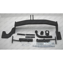 N-102 STEINHOF Фаркоп на Nissan X-Trail 2007-2014 без подрезки бампера. Тип шара: A. Нагрузки: 2200/100 кг, масса фаркопа 22 кг (без электрики в комплекте)