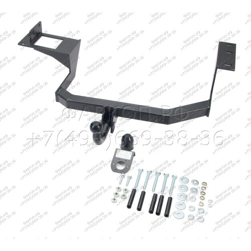 H.N22.A HALTY Фаркоп на Nissan AD Y12 2WD/4WD 2006-, Nissan NV150 2006-2021, Nissan Wingroad 2005-2018, Mazda Familia Van Y12 2007-2018, Mitsubishi Lancer Cargo 2008-2019 без подрезки бампера. Тип шара: A. Нагрузки: 750/75 кг, масса фаркопа 15,6 кг