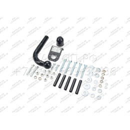 H.N22.A HALTY Фаркоп на Nissan AD Y12 2WD/4WD 2006-, Nissan NV150 2006-2021, Nissan Wingroad 2005-2018, Mazda Familia Van Y12 2007-2018, Mitsubishi Lancer Cargo 2008-2019 без подрезки бампера. Тип шара: A. Нагрузки