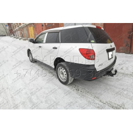 H.N22.A HALTY Фаркоп на Nissan AD Y12 2WD/4WD 2006-, Nissan NV150 2006-2021, Nissan Wingroad 2005-2018, Mazda Familia Van Y12 2007-2018, Mitsubishi Lancer Cargo 2008-2019 без подрезки бампера. Тип шара: A. Нагрузки
