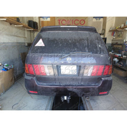 H.N27.A HALTY Фаркоп на Nissan Presage U30 1998-2003, Nissan Bassara 1999-2003. Требуется подрезка бампера. Тип шара: A. Нагрузки: 750/75 кг, масса фаркопа 16,1 кг
