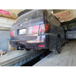 H.N27.A HALTY Фаркоп на Nissan Presage U30 1998-2003, Nissan Bassara 1999-2003. Требуется подрезка бампера. Тип шара: A. Нагрузки: 750/75 кг, масса фаркопа 16,1 кг