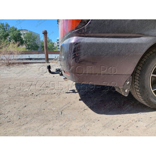 H.N27.A HALTY Фаркоп на Nissan Presage U30 1998-2003, Nissan Bassara 1999-2003. Требуется подрезка бампера. Тип шара: A. Нагрузки: 750/75 кг, масса фаркопа 16,1 кг