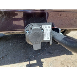 H.N27.A HALTY Фаркоп на Nissan Presage U30 1998-2003, Nissan Bassara 1999-2003. Требуется подрезка бампера. Тип шара: A. Нагрузки: 750/75 кг, масса фаркопа 16,1 кг