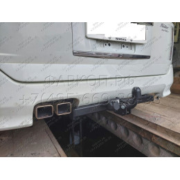 H.N25.A HALTY Фаркоп на Nissan Elgrand E51 2WD/4WD, кроме авто с обвесом 2002-2010 без подрезки бампера. Тип шара: A. Нагрузки: 750/75 кг, масса фаркопа 16,6 кг