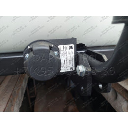 H.N25.A HALTY Фаркоп на Nissan Elgrand E51 2WD/4WD, кроме авто с обвесом 2002-2010 без подрезки бампера. Тип шара: A. Нагрузки: 750/75 кг, масса фаркопа 16,6 кг