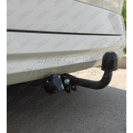 H.N29.A HALTY Фаркоп на Nissan Serena C25 2WD/4WD комплектация Highway Star 2005-2010. Требуется подрезка бампера. Тип шара: A. Нагрузки: 750/75 кг, масса фаркопа 15,5 кг