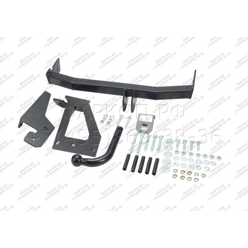 H.N34.A HALTY Фаркоп на Nissan Wingroad Y11 2WD/4WD 1999-2005 без подрезки бампера. Тип шара: A. Нагрузки: 750/75 кг, масса фаркопа 45001 кг