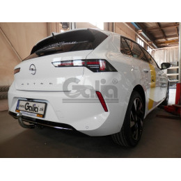 O075C GALIA Полностью оцинкованный фаркоп на Peugeot 308 SW хетчбек 5 дверей 2022-, Opel Astra L хетчбек 5 дверей 2022-. Тип шара: C (горизонтальный съемный). Невиди
