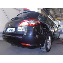 P044C GALIA Полностью оцинкованный фаркоп на Peugeot 508 универсал 2011-2019. Подрозетник убирается за бампер. Тип шара: C (горизонтальный съемный). Невиди
