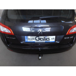 P044C GALIA Полностью оцинкованный фаркоп на Peugeot 508 универсал 2011-2019. Подрозетник убирается за бампер. Тип шара: C (горизонтальный съемный). Невиди