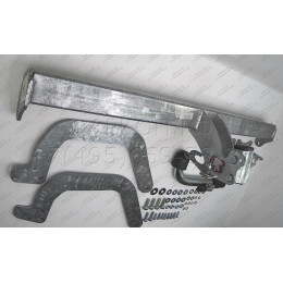 P044C GALIA Полностью оцинкованный фаркоп на Peugeot 508 универсал 2011-2019. Подрозетник убирается за бампер. Тип шара: C (горизонтальный съемный). Невиди