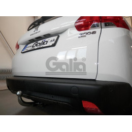 P045A GALIA Полностью оцинкованный фаркоп на Peugeot 2008 2013-2019. Тип шара: A. Установка без снятия и выреза бампера. Нагрузки: 1400/60 кг, масса фаркопа 16,01 к