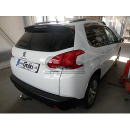 P045A GALIA Полностью оцинкованный фаркоп на Peugeot 2008 2013-2019. Тип шара: A. Установка без снятия и выреза бампера. Нагрузки: 1400/60 кг, масса фаркопа 16,01 к