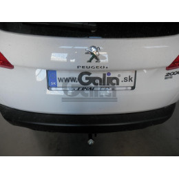 P045A GALIA Полностью оцинкованный фаркоп на Peugeot 2008 2013-2019. Тип шара: A. Установка без снятия и выреза бампера. Нагрузки: 1400/60 кг, масса фаркопа 16,01 к