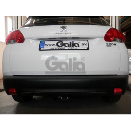 P045A GALIA Полностью оцинкованный фаркоп на Peugeot 2008 2013-2019. Тип шара: A. Установка без снятия и выреза бампера. Нагрузки: 1400/60 кг, масса фаркопа 16,01 к