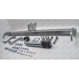 P045A GALIA Полностью оцинкованный фаркоп на Peugeot 2008 2013-2019. Тип шара: A. Установка без снятия и выреза бампера. Нагрузки: 1400/60 кг, масса фаркопа 16,01 к