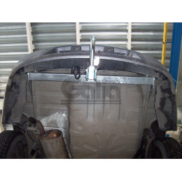 R083A GALIA Полностью оцинкованный фаркоп на Renault Symbol седан 2000-2008, 2008-2012. Тип шара: A. Установка без снятия и выреза бампера. Нагрузки: 1150/75 кг, масса