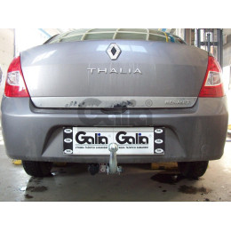 R083A GALIA Полностью оцинкованный фаркоп на Renault Symbol седан 2000-2008, 2008-2012. Тип шара: A. Установка без снятия и выреза бампера. Нагрузки: 1150/75 кг, масса