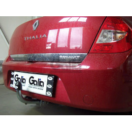 R083A GALIA Полностью оцинкованный фаркоп на Renault Symbol седан 2000-2008, 2008-2012. Тип шара: A. Установка без снятия и выреза бампера. Нагрузки: 1150/75 кг, масса