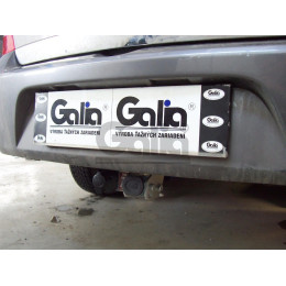 R083A GALIA Полностью оцинкованный фаркоп на Renault Symbol седан 2000-2008, 2008-2012. Тип шара: A. Установка без снятия и выреза бампера. Нагрузки: 1150/75 кг, масса