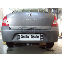 R083A GALIA Полностью оцинкованный фаркоп на Renault Symbol седан 2000-2008, 2008-2012. Тип шара: A. Установка без снятия и выреза бампера. Нагрузки: 1150/75 кг, масса