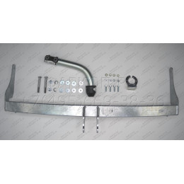 R083A GALIA Полностью оцинкованный фаркоп на Renault Symbol седан 2000-2008, 2008-2012. Тип шара: A. Установка без снятия и выреза бампера. Нагрузки: 1150/75 кг, масса