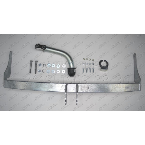R083A GALIA Полностью оцинкованный фаркоп на Renault Symbol седан 2000-2008, 2008-2012. Тип шара: A. Установка без снятия и выреза бампера. Нагрузки: 1150/75 кг, масса фаркопа 12,75 кг