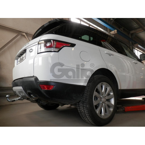 R101A GALIA Полностью оцинкованный фаркоп на Land Rover Range Rover Sport 2013-2022. Тип шара: A. Невидимый вырез бампера. Нагрузки: 3500/200 кг, масса фаркопа 22,52 кг