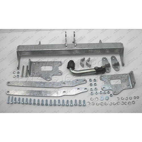R101A GALIA Полностью оцинкованный фаркоп на Land Rover Range Rover Sport 2013-2022. Тип шара: A. Невидимый вырез бампера. Нагрузки: 3500/200 кг, масса фаркопа 22,52 кг