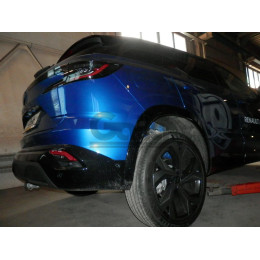 R109C GALIA Полностью оцинкованный фаркоп на Renault Austral Mild Hybrid 2022-. Подрозетник убирается за бампер. Тип шара: C (горизонтальный съемный). Установка 