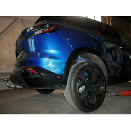 R109C GALIA Полностью оцинкованный фаркоп на Renault Austral Mild Hybrid 2022-. Подрозетник убирается за бампер. Тип шара: C (горизонтальный съемный). Установка 