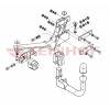 S-015 STEINHOF Фаркоп на Saab 9-3 седан/кабриолет 2002-2012, Cadillac BLS 2006-2010. Требуется подрезка бампера. Тип шара: AV (вертикальное быстросъемное крепление шара на ключе). Нагрузки: 1600/75 кг, масса фаркопа 14,4 кг (без электрики в комплекте)