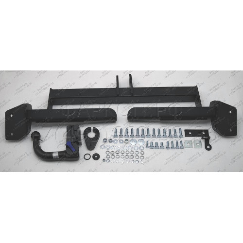 S-371 STEINHOF Фаркоп на Subaru Forester (SJ) 2013-2018. Требуется подрезка бампера. Тип шара: AV (вертикальное быстросъемное крепление шара на ключе). Нагрузки: 2150/90 кг, масса фаркопа 25,4 кг (без электрики в комплекте)