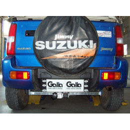 S050C GALIA Полностью оцинкованный фаркоп на Suzuki Jimny 1998-2018. Тип шара: C (горизонтальный съемный). Установка без снятия и выреза бампера. Нагрузки: 14